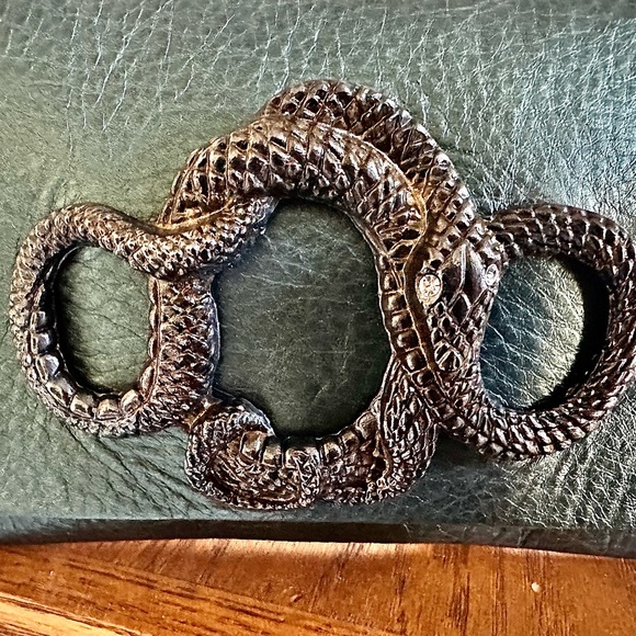 Floyd leather metallic make shoulder or clutch bag nwt - Picture 5 of 8